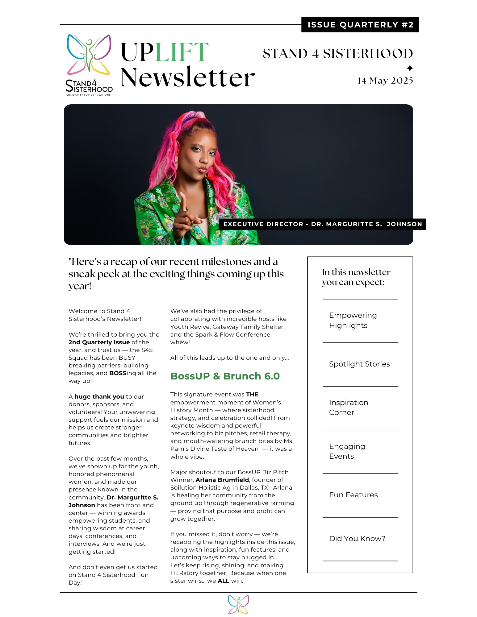 uplift newsletter intro