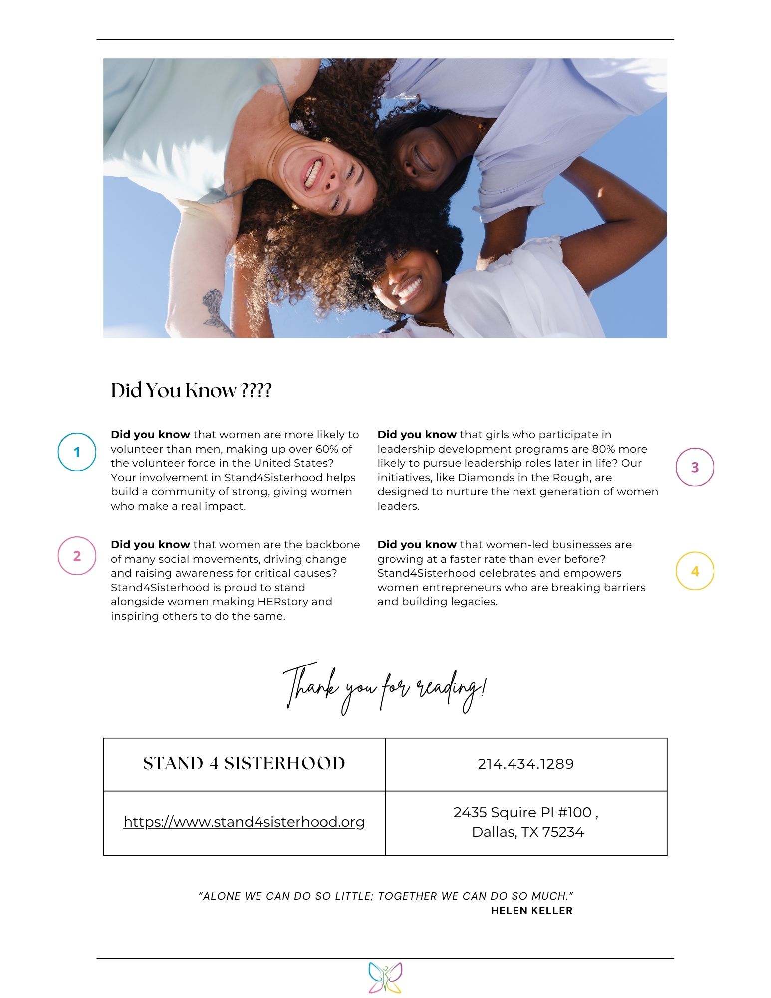 did you know thank you for reading